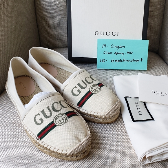 Authentic Brand New Gucci Espadrilles - Picture 2 of 6